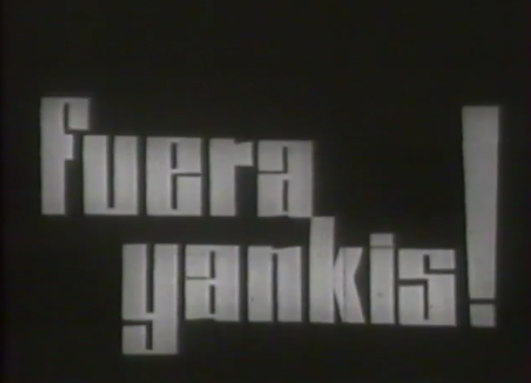 Fuera Yankis! de George Mattei, Saint Domingue, 1966, durée 37 minutes